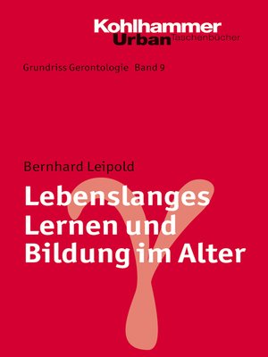 cover image of Lebenslanges Lernen und Bildung im Alter